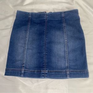 Jolt Denim Stretch Mini Skirt, Size 5 Juniors
